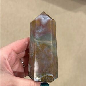 Ocean Jasper Multicolor Crystal Tower
